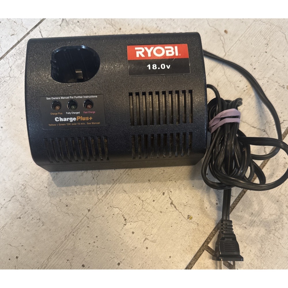 Genuine Ryobi 18V Charge Plus+ P110 Class 2 Battery Charger 14237021 NOT TESTED